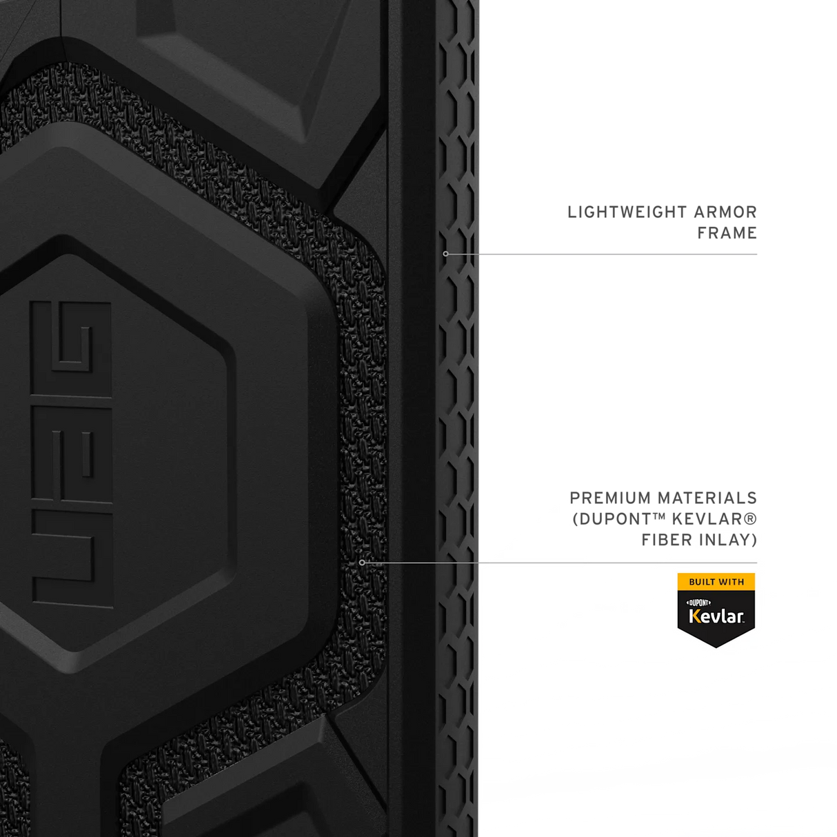 UAG รุ่น Monarch Pro - เคส Galaxy S25 Ultra - สี Kevlar Black
