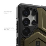 UAG รุ่น Monarch Pro - เคส Galaxy S25 Ultra - สี Kevlar Element Green