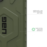 UAG รุ่น Pathfinder with Magnetic - เคส Galaxy S25 Ultra - สี Olive Drab