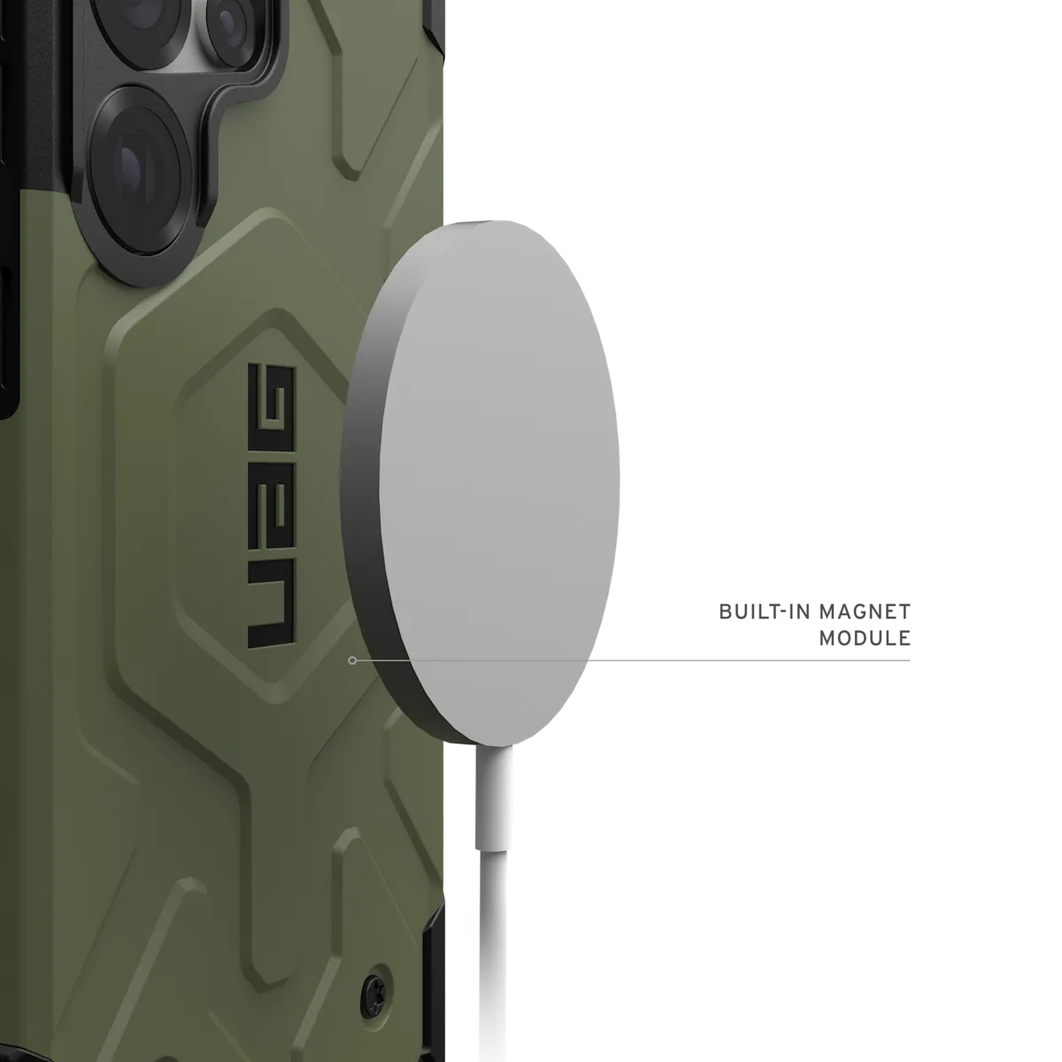 UAG รุ่น Pathfinder with Magnetic - เคส Galaxy S25 Ultra - สี Olive Drab