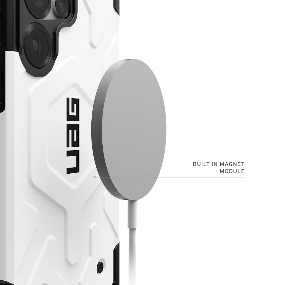 UAG รุ่น Pathfinder with Magnetic - เคส Galaxy S25 Ultra - สี White