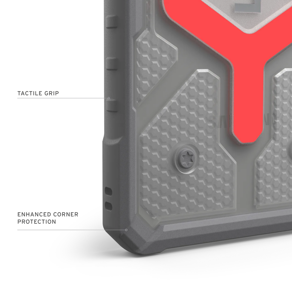 UAG รุ่น Pathfinder Clear with Magnetic Bundle - เคส Galaxy S25 Ultra - สี Active Lava/Lanyard