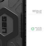 UAG รุ่น Pathfinder Clear with Magnetic - เคส Galaxy S25 Ultra - สี Ash