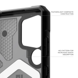 UAG รุ่น Pathfinder Clear with Magnetic - เคส Galaxy S25 Ultra - สี Ash