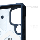 UAG รุ่น Pathfinder Clear with Magnetic Bundle - เคส Galaxy S25 Ultra - สี Blues/Lanyard