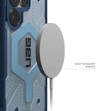 UAG รุ่น Pathfinder Clear with Magnetic Bundle - เคส Galaxy S25 Ultra - สี Blues/Lanyard