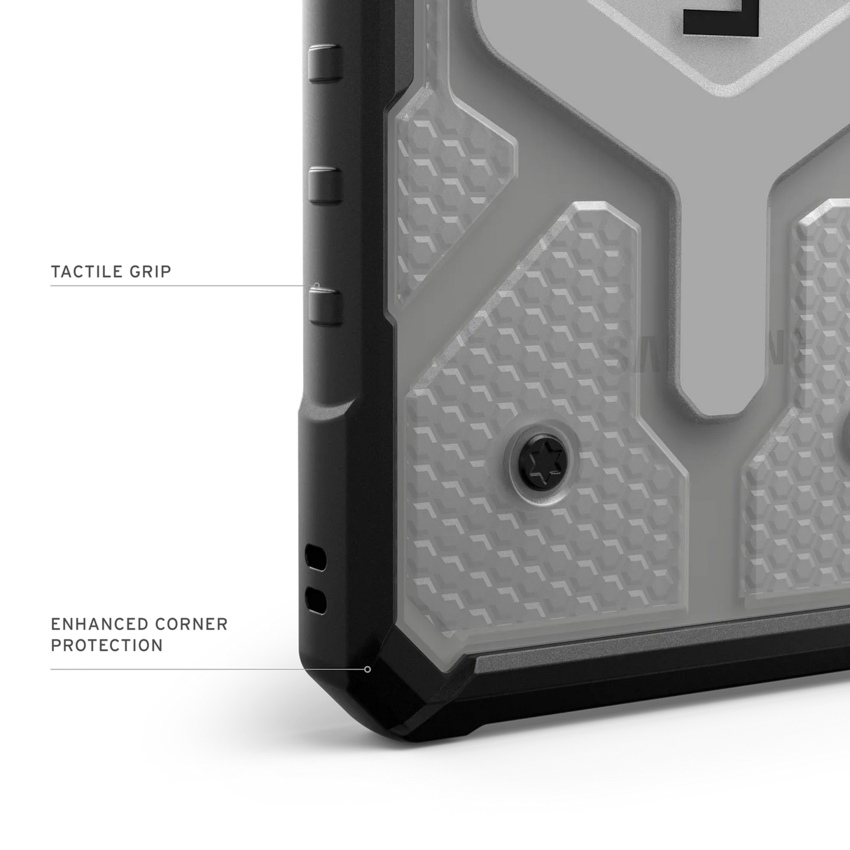 UAG รุ่น Pathfinder Clear with Magnetic - เคส Galaxy S25 Ultra - สี Ice/Silver