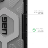 UAG รุ่น Pathfinder Clear with Magnetic - เคส Galaxy S25 Ultra - สี Ice/Silver