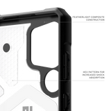 UAG รุ่น Pathfinder Clear with Magnetic - เคส Galaxy S25 Ultra - สี Ice/Silver