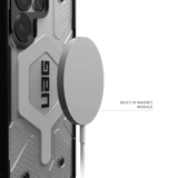 UAG รุ่น Pathfinder Clear with Magnetic - เคส Galaxy S25 Ultra - สี Ice/Silver