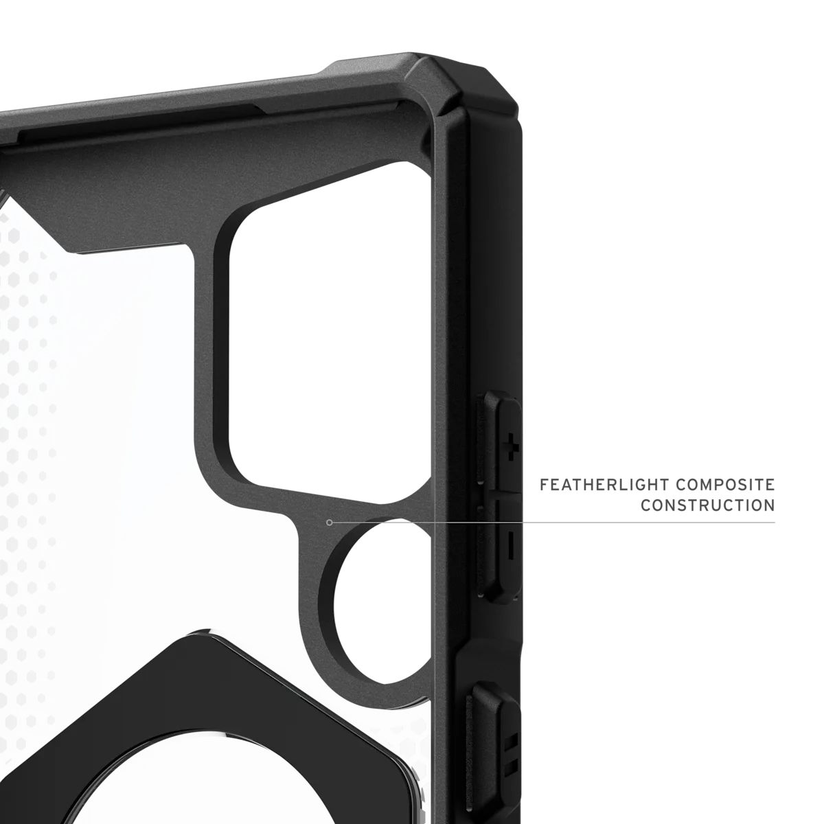 UAG รุ่น Plasma XTE with Magnetic - เคส Galaxy S25 Ultra - สี Black/Clear