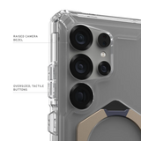UAG รุ่น Plasma XTE with Magnetic - เคส Galaxy S25 Ultra - สี Clear/Titanium