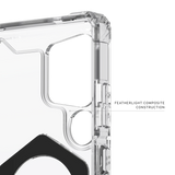 UAG รุ่น Plasma XTE with Magnetic - เคส Galaxy S25 Ultra - สี Clear/Titanium