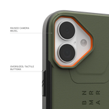 UAG รุ่น Civilian (Magsafe) - เคส iPhone 17 - สี Olive/Orange