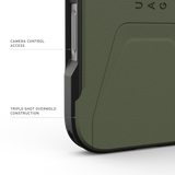 UAG รุ่น Civilian (Magsafe) - เคส iPhone 17 - สี Olive/Orange