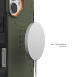 UAG รุ่น Civilian (Magsafe) - เคส iPhone 17 - สี Olive/Orange