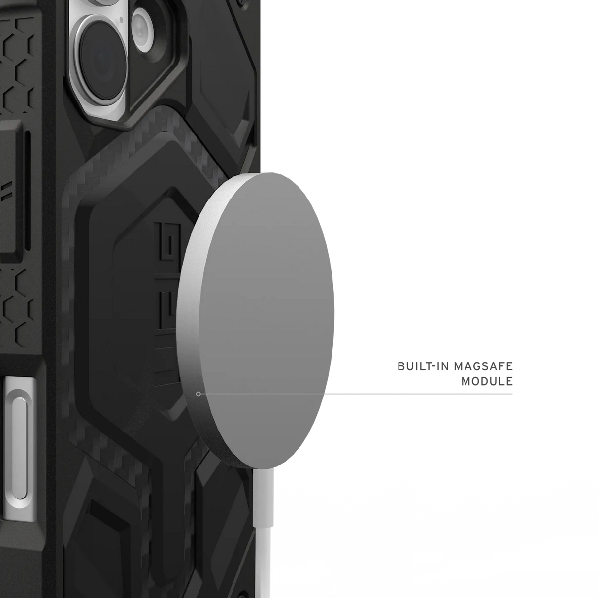 UAG รุ่น Monarch Pro - เคส iPhone 17 - สี  Carbon Fiber