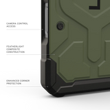 UAG รุ่น Pathfinder (Magsafe) - เคส iPhone 17 - สี Olive