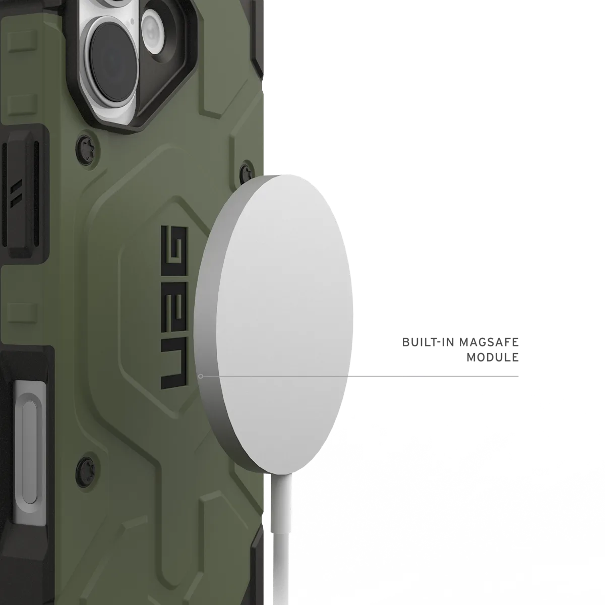 UAG รุ่น Pathfinder (Magsafe) - เคส iPhone 17 - สี Olive