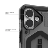 UAG รุ่น Pathfinder Clear (Magsafe) - เคส iPhone 17 - สี Ash/Black