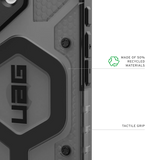 UAG รุ่น Pathfinder Clear (Magsafe) - เคส iPhone 17 - สี Ash/Black