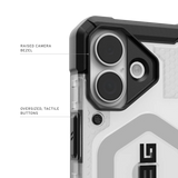 UAG รุ่น Pathfinder Clear (Magsafe) - เคส iPhone 17 - สี Ice/Silver