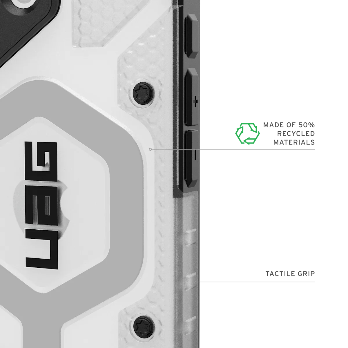 UAG รุ่น Pathfinder Clear (Magsafe) - เคส iPhone 17 - สี Ice/Silver