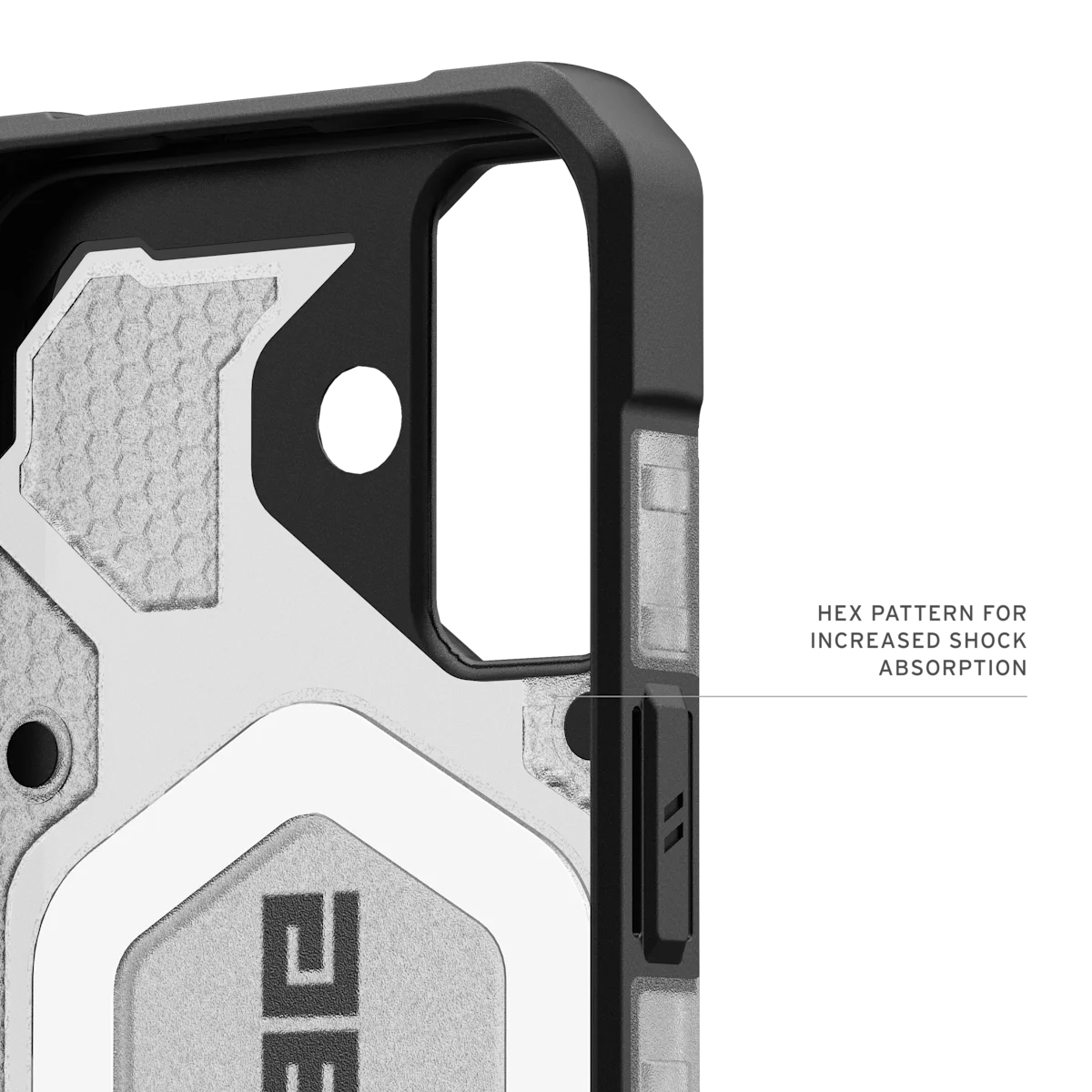 UAG รุ่น Pathfinder Clear (Magsafe) - เคส iPhone 17 - สี Ice/Silver