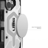 UAG รุ่น Pathfinder Clear (Magsafe) - เคส iPhone 17 - สี Ice/Silver