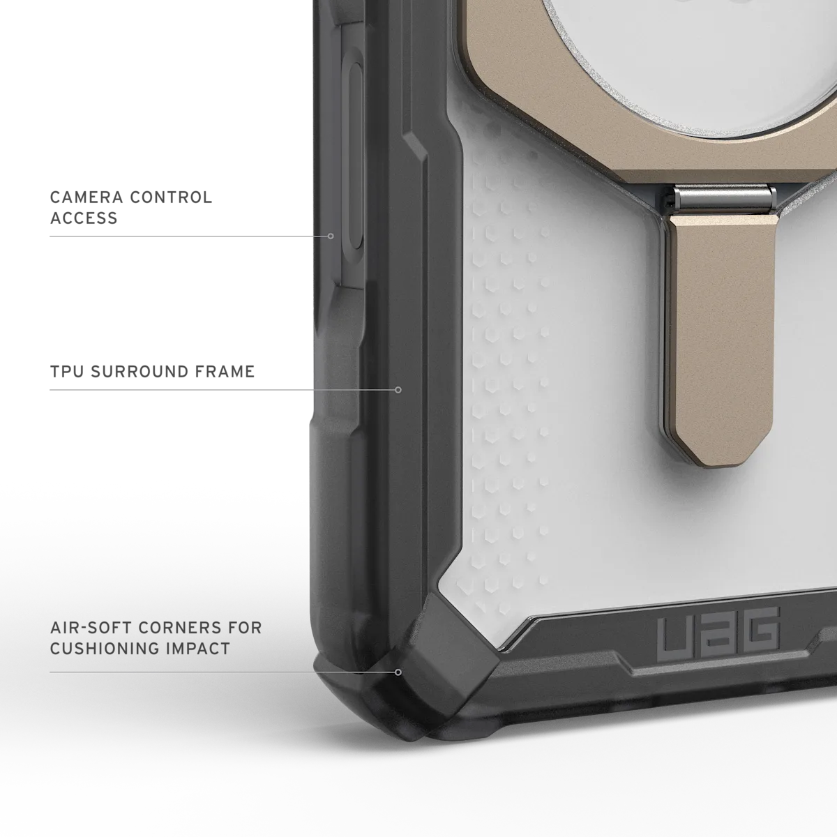 UAG รุ่น Plasma XTE (Magsafe) - เคส iPhone 17 - สี Ash/Titanium