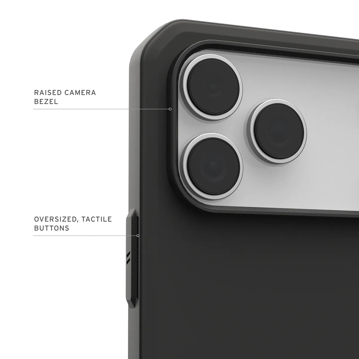 UAG รุ่น Civilian LT (Magsafe) - เคส iPhone 17 Pro Max - สี Black