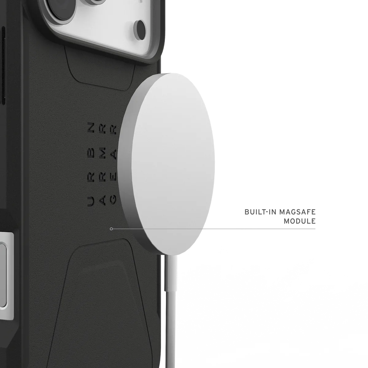 UAG รุ่น Civilian (Magsafe) - เคส iPhone 17 Pro Max - สี Black