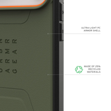 UAG รุ่น Civilian (Magsafe) - เคส iPhone 17 Pro Max - สี Olive/Orange