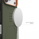 UAG รุ่น Civilian (Magsafe) - เคส iPhone 17 Pro Max - สี Olive/Orange