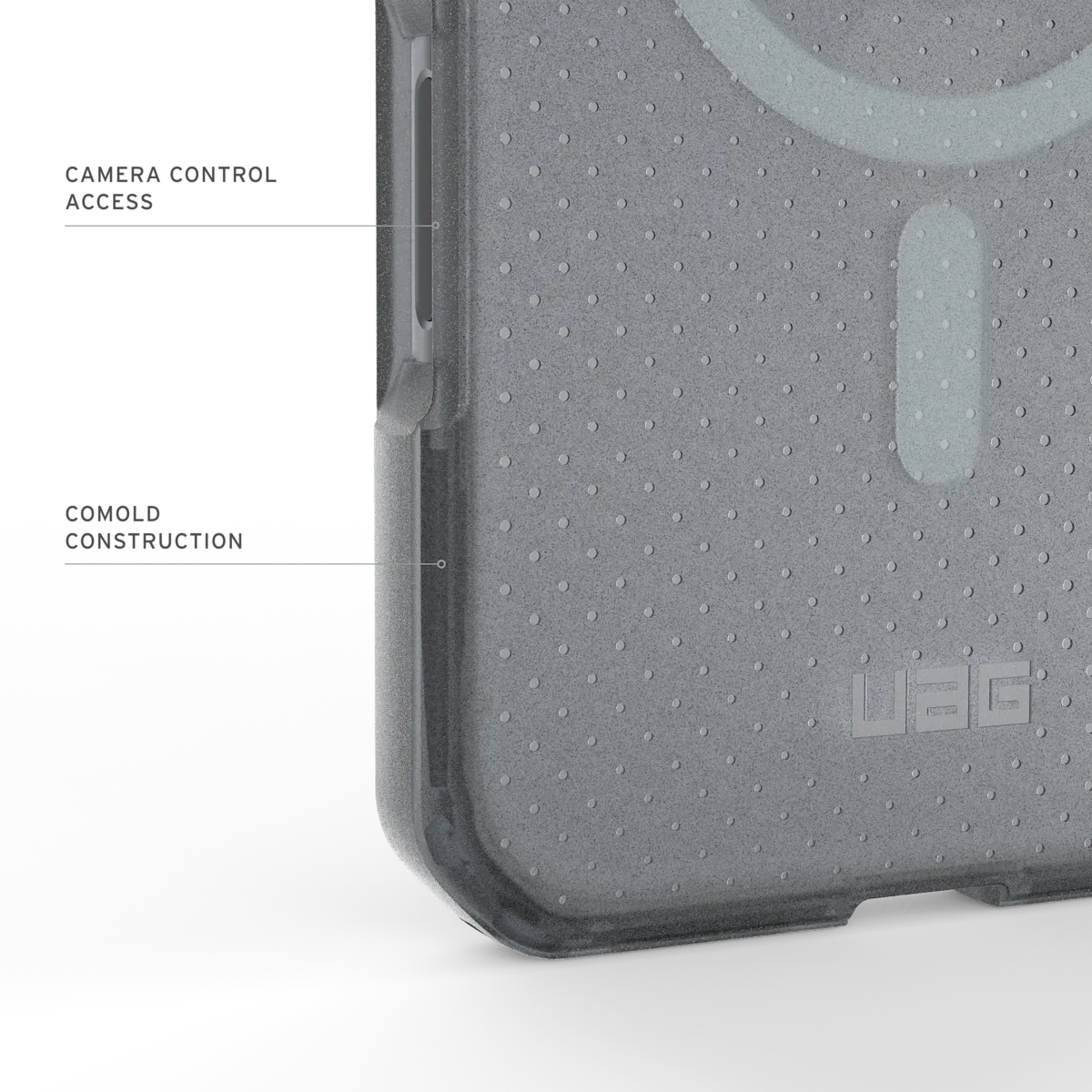 UAG รุ่น Dot (Magsafe) - เคส iPhone 17 Pro Max - สี Ash