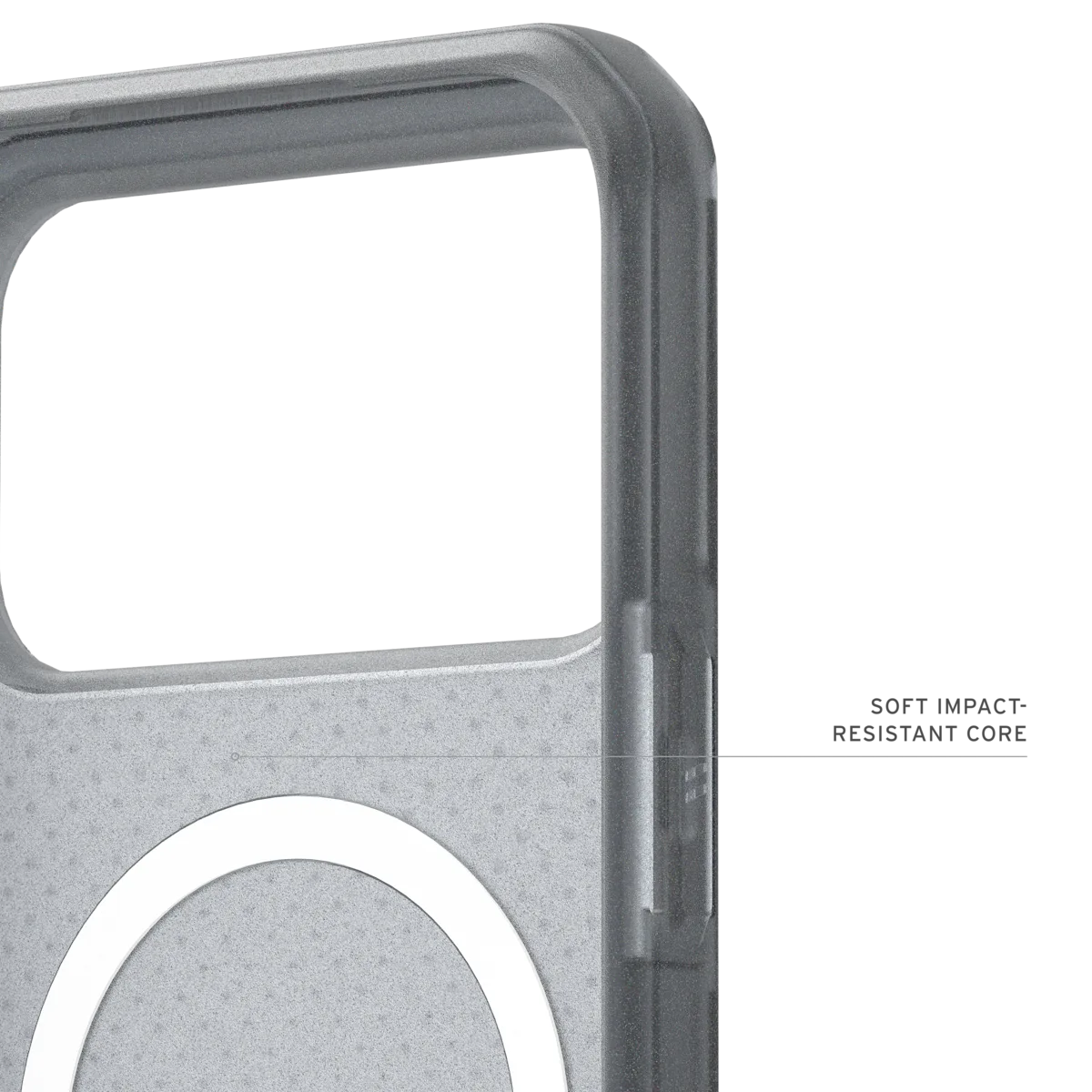 UAG รุ่น Dot (Magsafe) - เคส iPhone 17 Pro Max - สี Ash