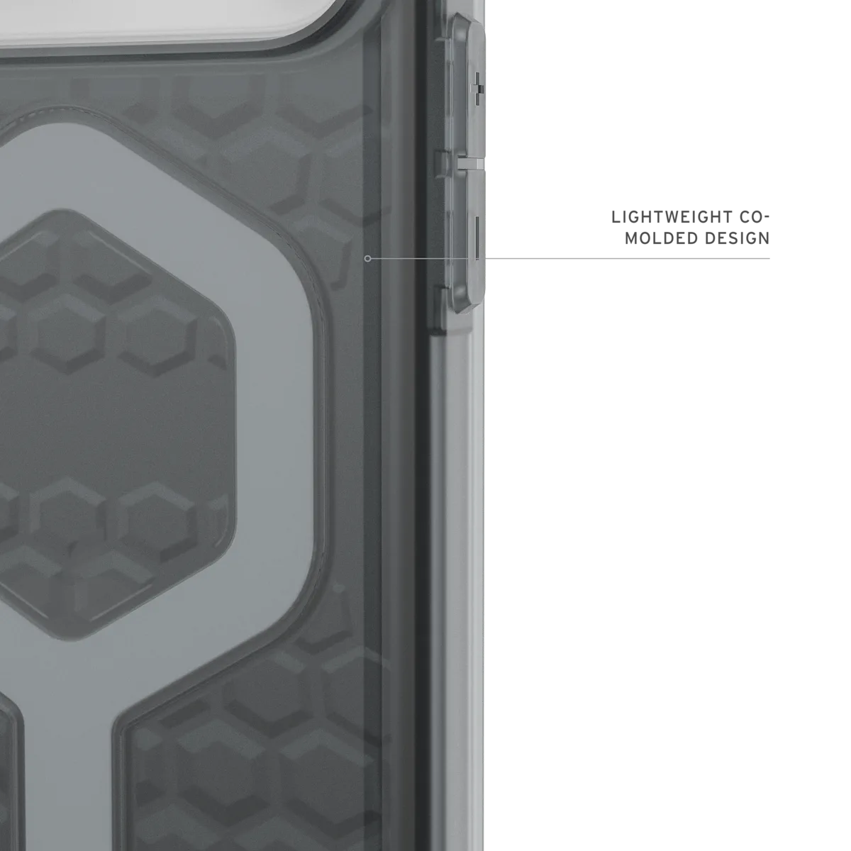 UAG รุ่น Essential Armor (MagSafe) – เคส iPhone 17 Pro Max – สี Ash