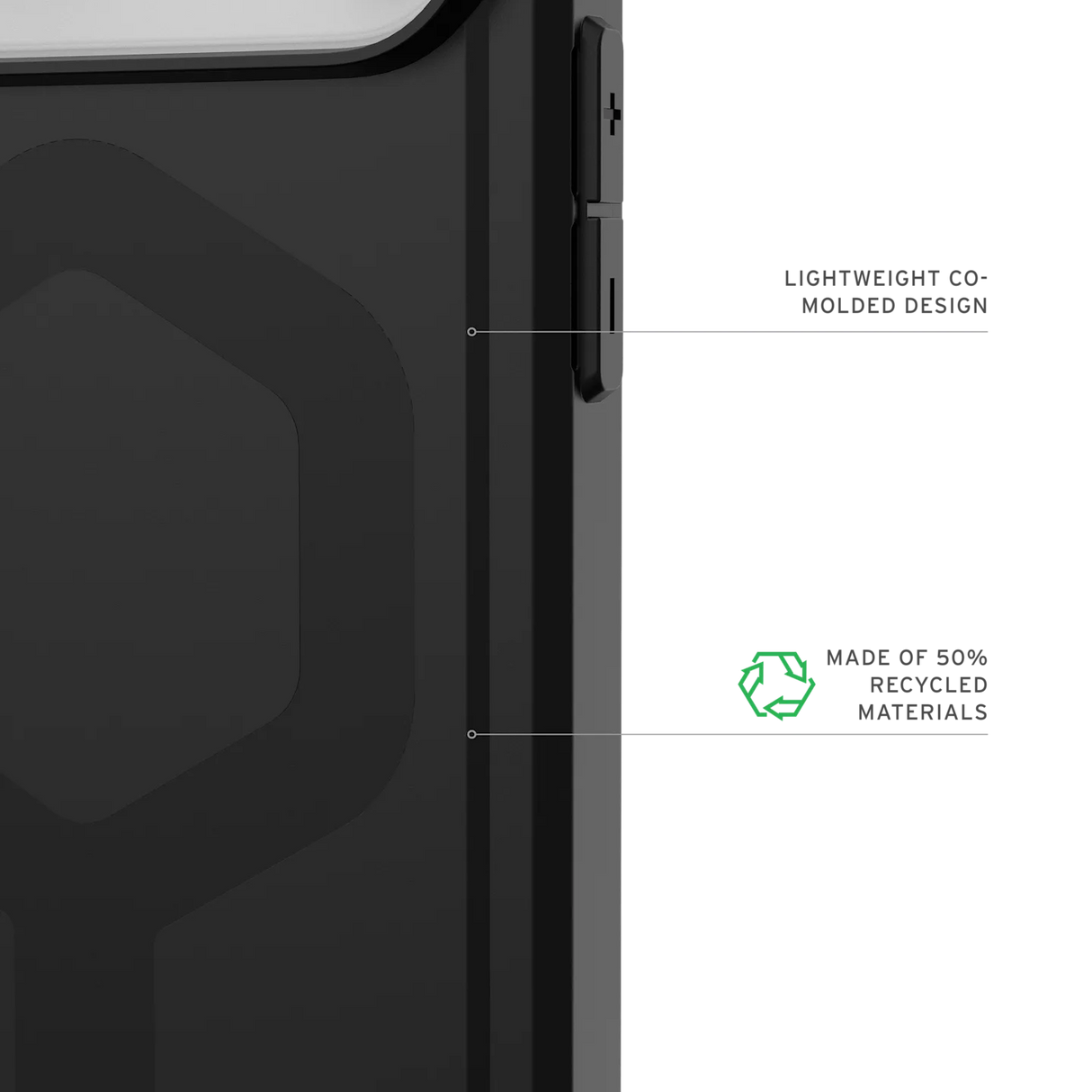 UAG รุ่น Essential Armor (MagSafe) - เคส iPhone 17 Pro Max - สี Black