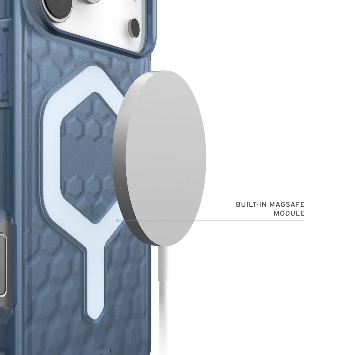 UAG รุ่น Essential Armor (MagSafe) - เคส iPhone 17 Pro Max - สี Cloud Blue