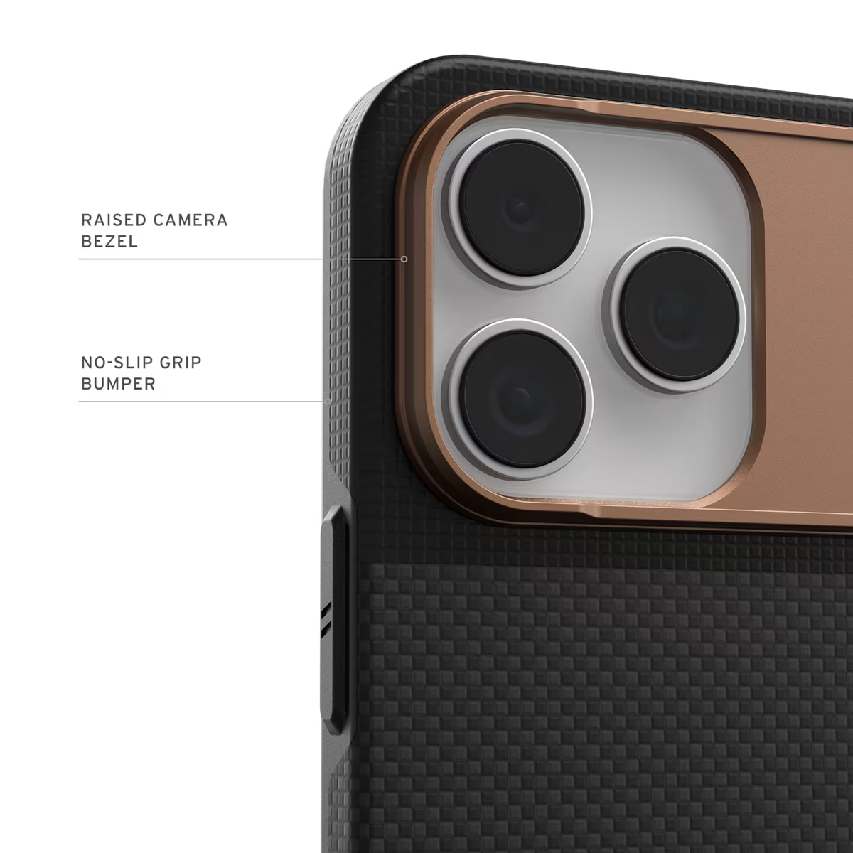 UAG รุ่น Fibr Armr (Magsafe) - เคส iPhone 17 Pro Max - สี Kevlar Graphite/Bronze