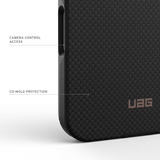 UAG รุ่น Fibr Armr (Magsafe) - เคส iPhone 17 Pro Max - สี Kevlar Graphite/Bronze