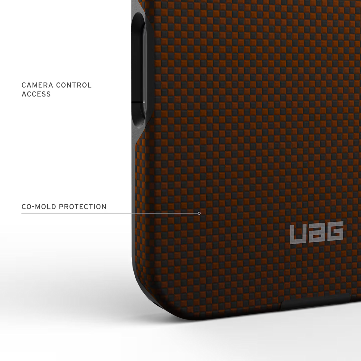 UAG รุ่น Fibr Armr (Magsafe) - เคส iPhone 17 Pro Max - สี Orange/Charcoal
