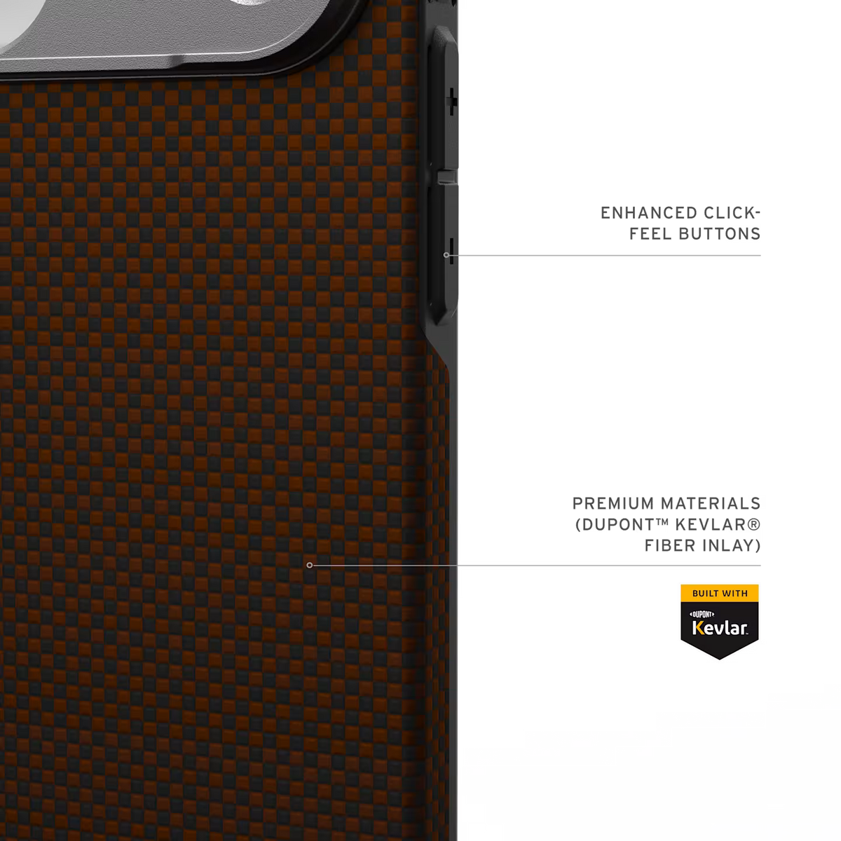 UAG รุ่น Fibr Armr (Magsafe) - เคส iPhone 17 Pro Max - สี Orange/Charcoal