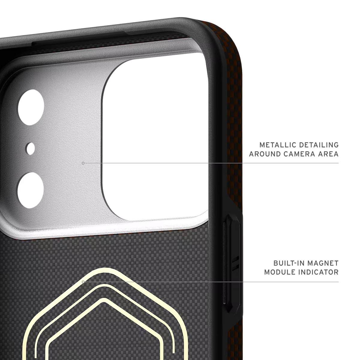 UAG รุ่น Fibr Armr (Magsafe) - เคส iPhone 17 Pro Max - สี Orange/Charcoal