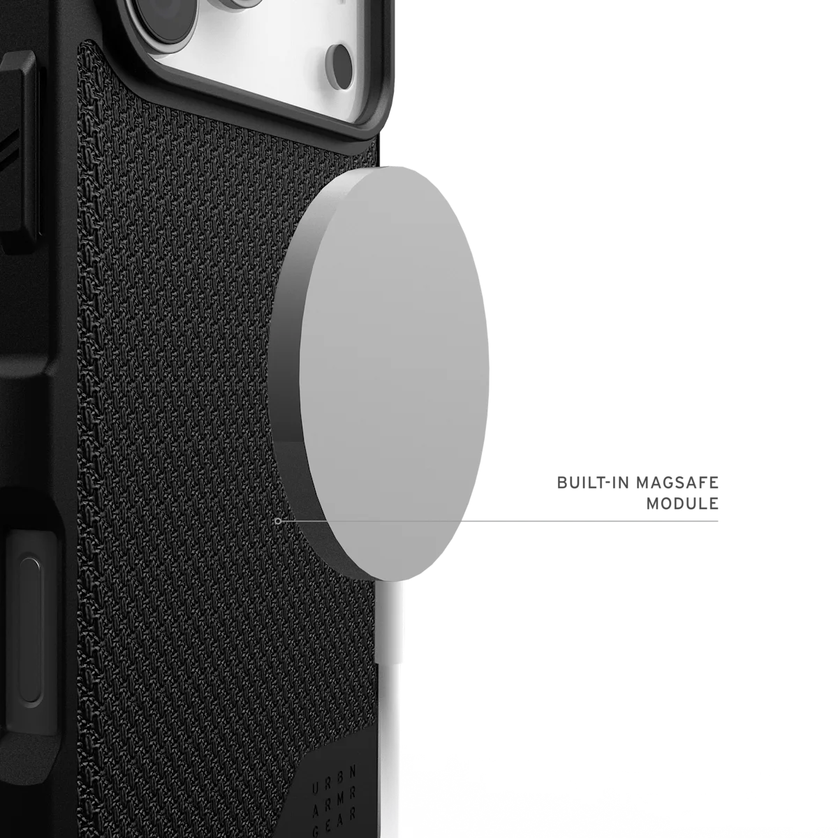 UAG รุ่น Metropolis LT (MagSafe) - เคส iPhone 17 Pro Max - สี Kevlar Black