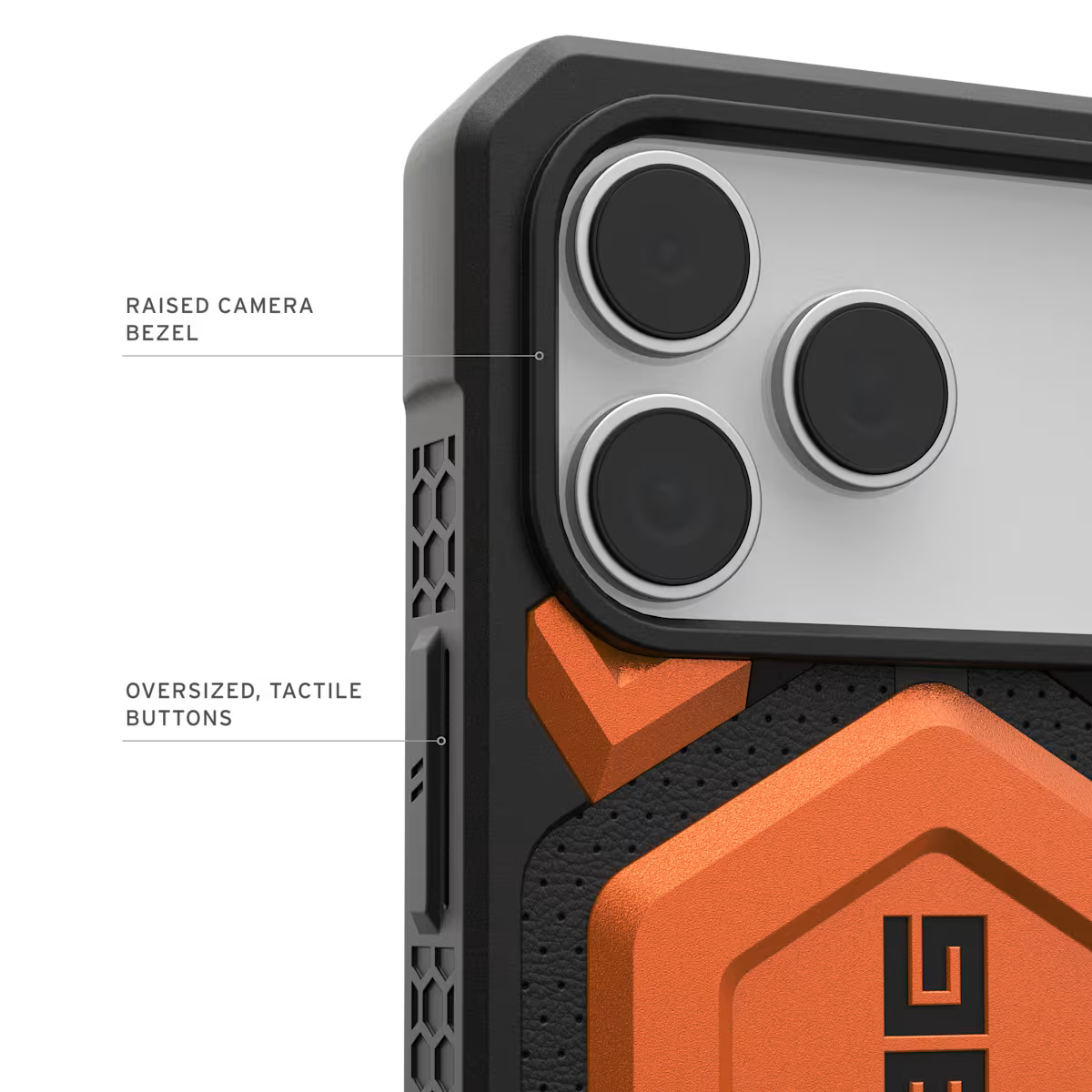 UAG รุ่น Monarch Pro - เคส iPhone 17 Pro Max - สี Orange
