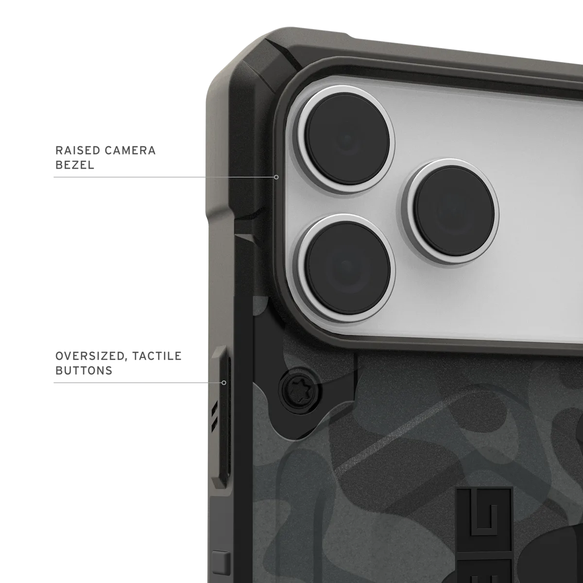 UAG รุ่น Pathfinder (Magsafe) - เคส iPhone 17 Pro Max - สี Midnight Camo SE