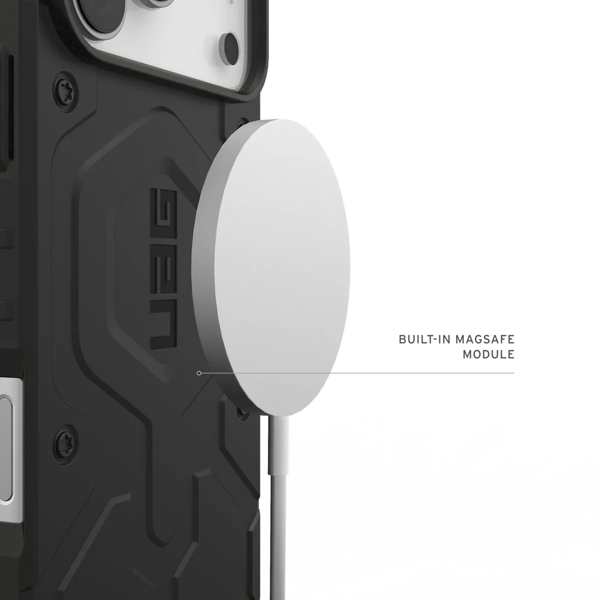 UAG รุ่น Pathfinder (Magsafe) - เคส iPhone 17 Pro Max - สี Black