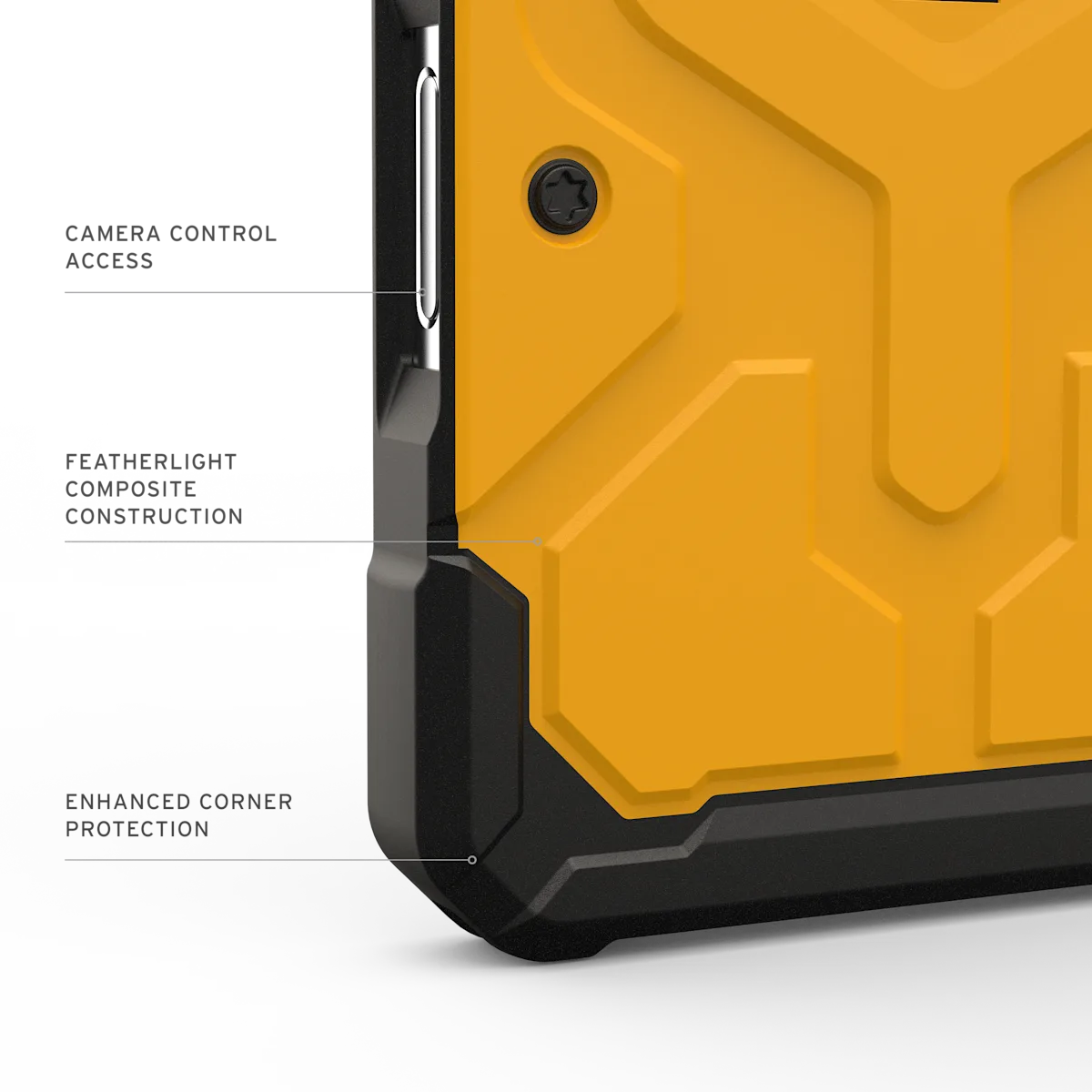 UAG รุ่น Pathfinder (Magsafe) - เคส iPhone 17 Pro Max - สี Heritage Yellow