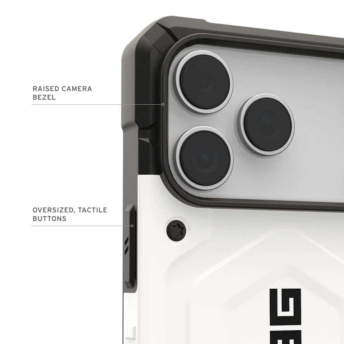 UAG รุ่น Pathfinder (Magsafe) - เคส iPhone 17 Pro Max - สี White